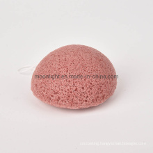 All Natural Korean Fiber French Red Clay Facial Sponge